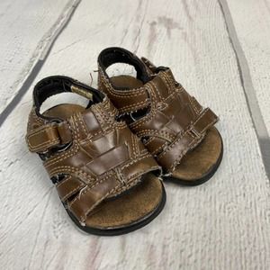 Beaver Creek Brown Baby Sandals Size 3